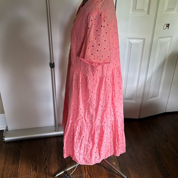 NWT coral eyelet  dress by KNOX ROSE Size XXL - Picture 3 of 11